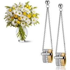 Breil Breilogy Earrings + Flowers (Curated)